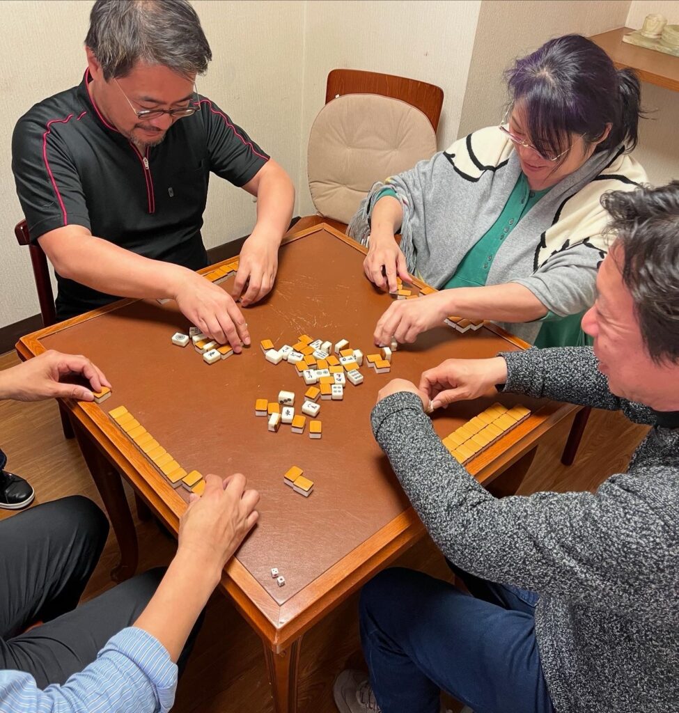 レンタルスペースで、ゆったり「麻雀会」